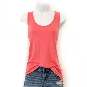 Gillian & O'Malley Racerback Coral Tank Top